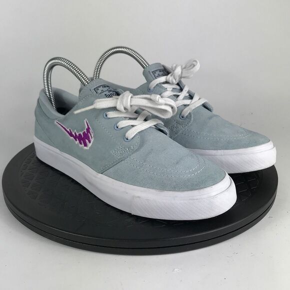 Nike Stefan Janoski SB Gray Athletic Skate Shoes 525104-413 Youth Size 5.5Y - Picture 3 of 12